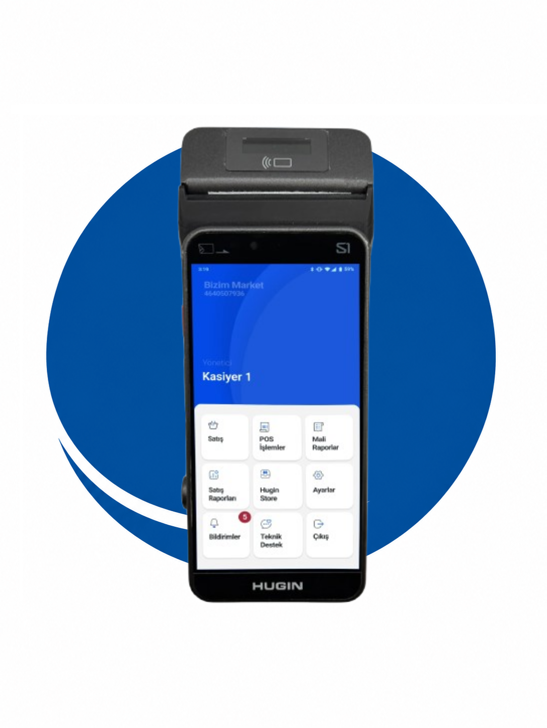 Hugin S1 Android Yazarkasa Pos